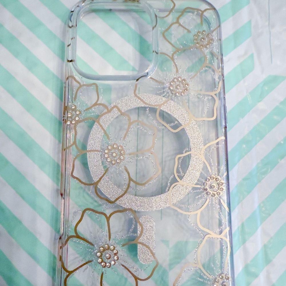 Casemate Iphone 16 Promax Clear Floral Case W/Magsafe